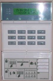 Vision Alarms keypad open